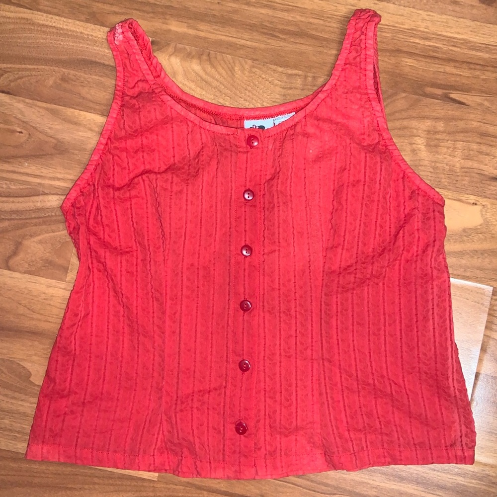 T&C (Town & Country Surf) Button Front Tank Top
